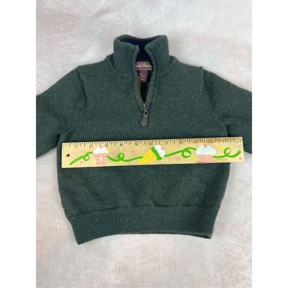 Brooks Brothers Boys 100% Merino Wool 1/4 Zip Sweater Size XS 4-6 - Picture 5 of 6